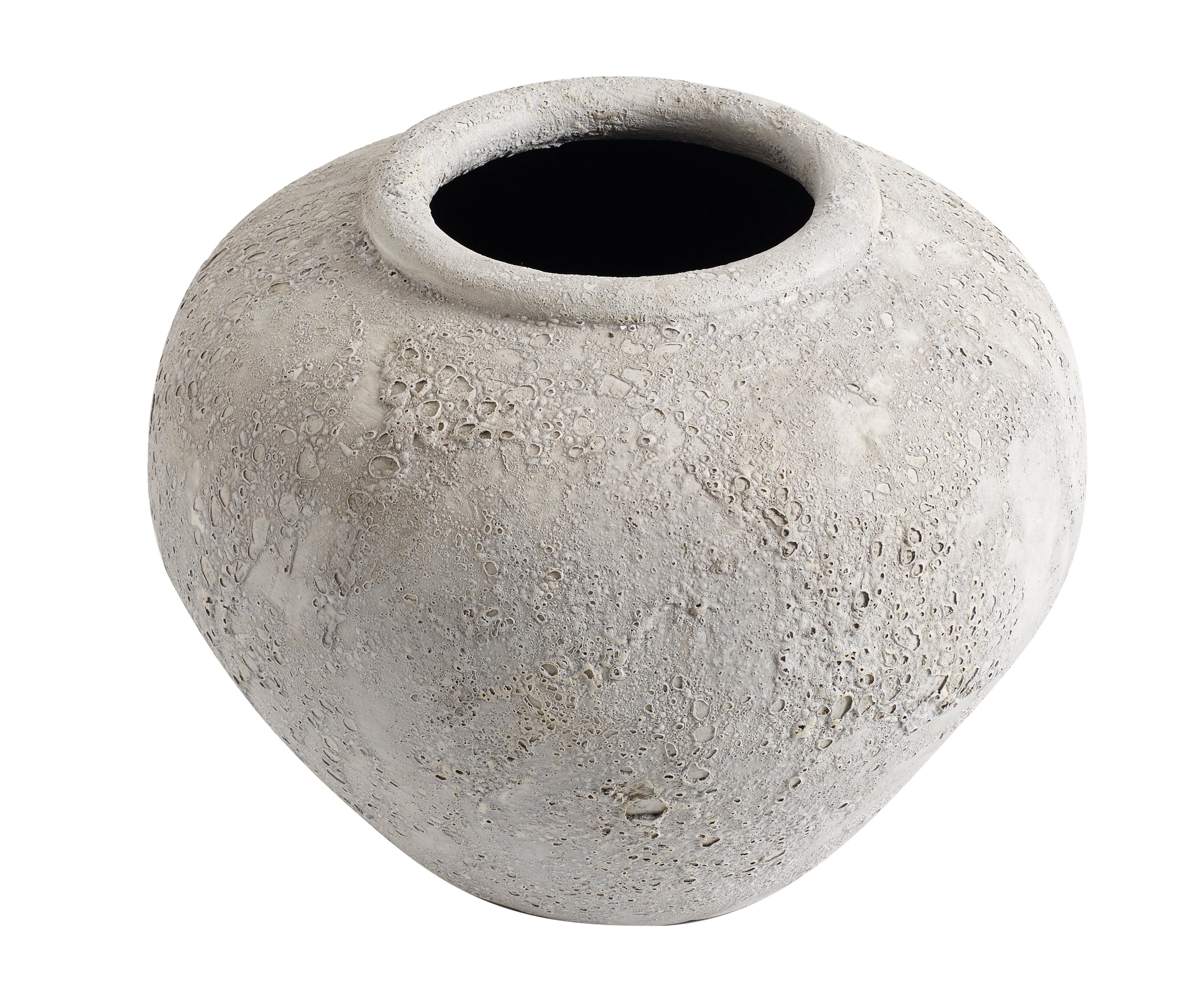 Luna krukke, grå - H26 cm.